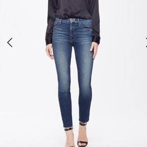Mother Looker Ankle Fray Jeans